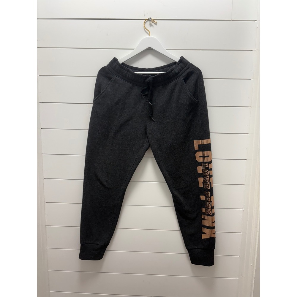 VS VICTORIAS SECRET PINK SKINNY JOGGER LEGGING SWEAT PANT ROSE GOLD Medium